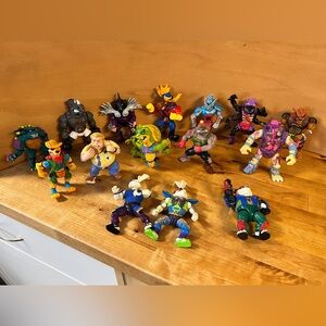 Vintage TMNT mirage playmates 1990 action figure toy lot collectible 15 RARE